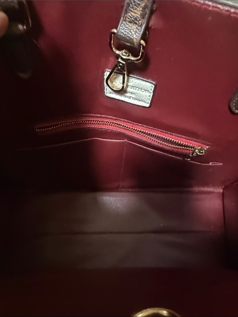 Fun brown  & White Monogram Canvas Tote - Picture 8 of 12